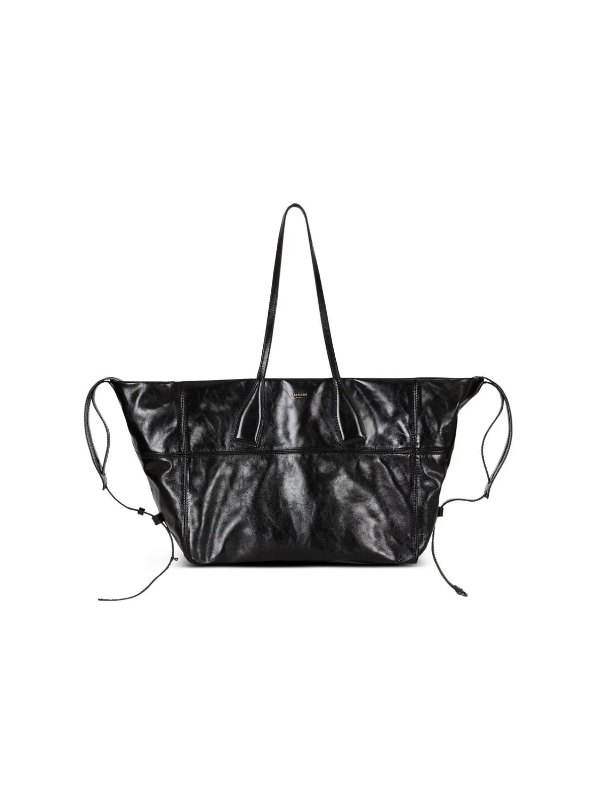 Balmain Track Zip-Calfskin