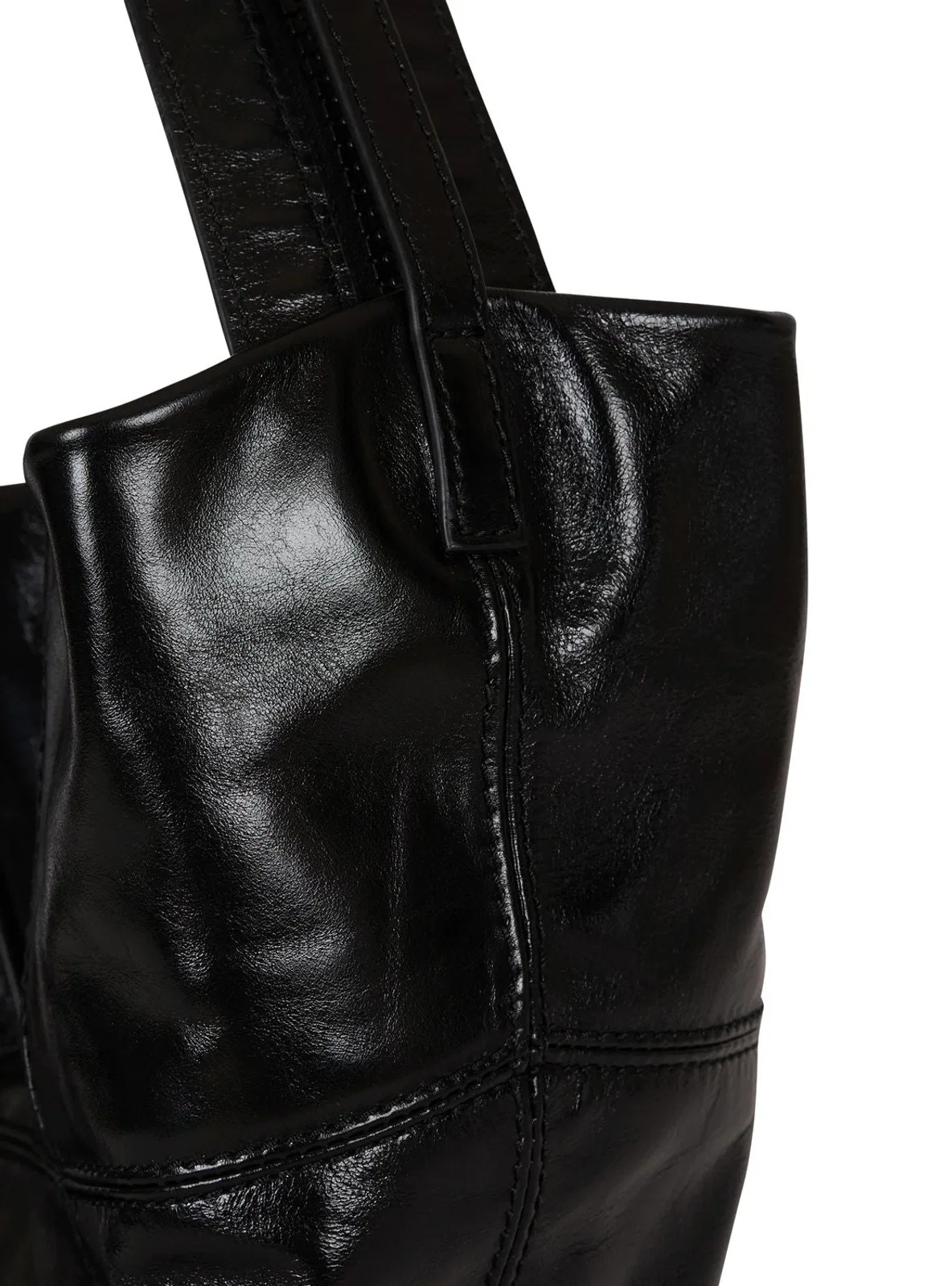Balmain Track Zip-Calfskin
