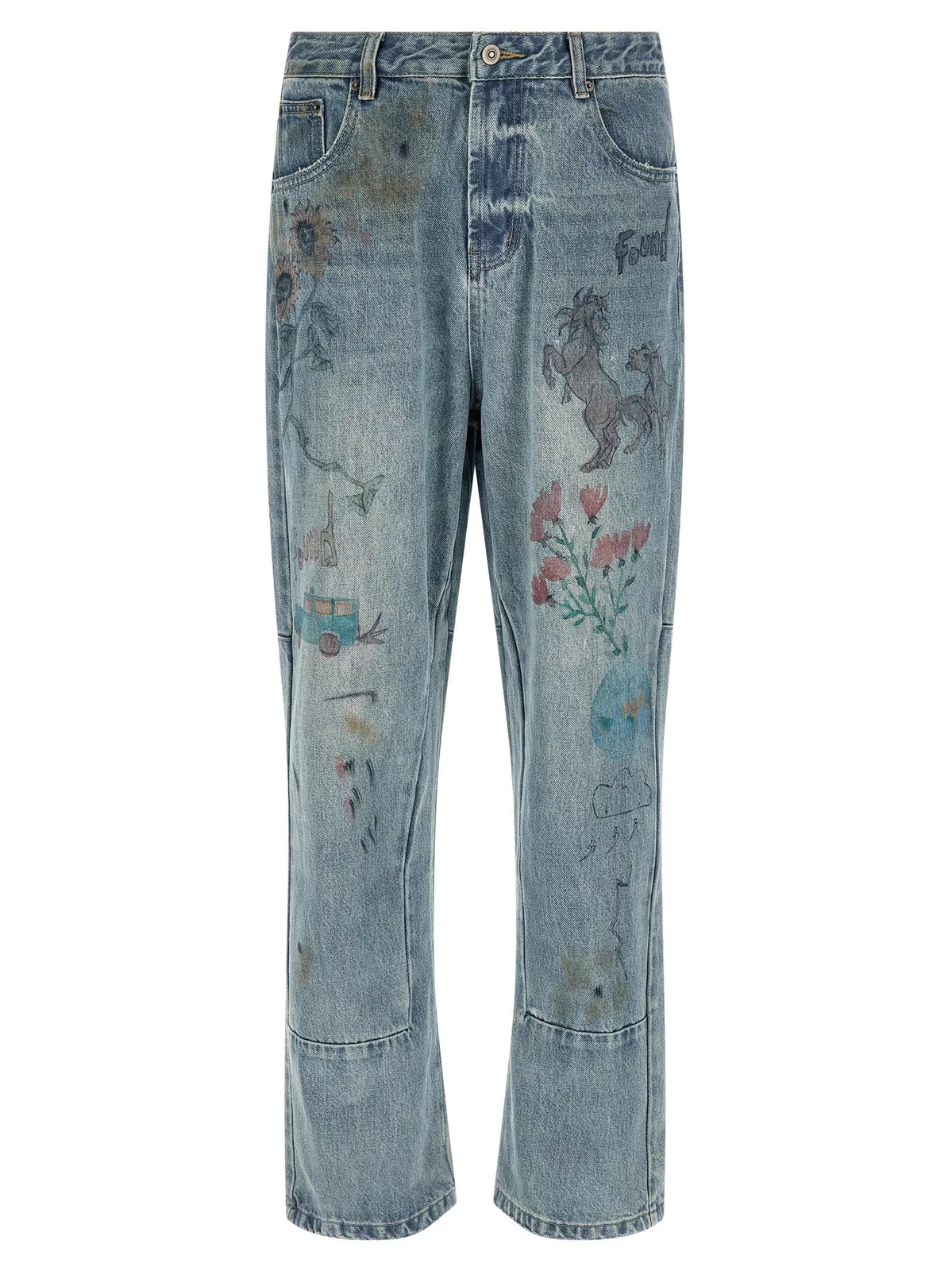 Found 'Hand Art' Jeans
