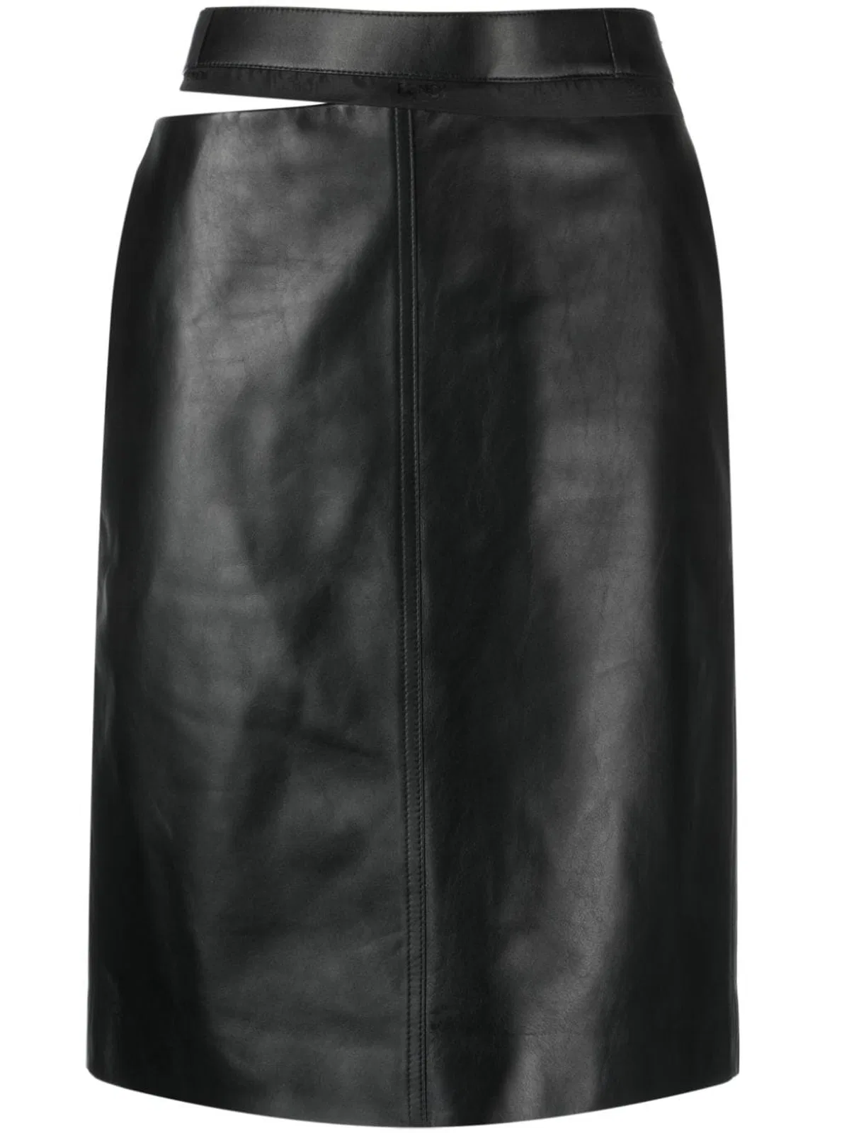 Fendi Leather Skirt