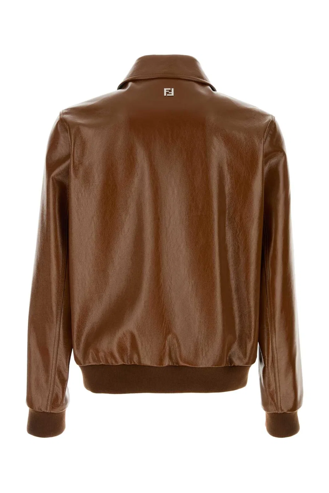 Fendi Brown Leather Jacket