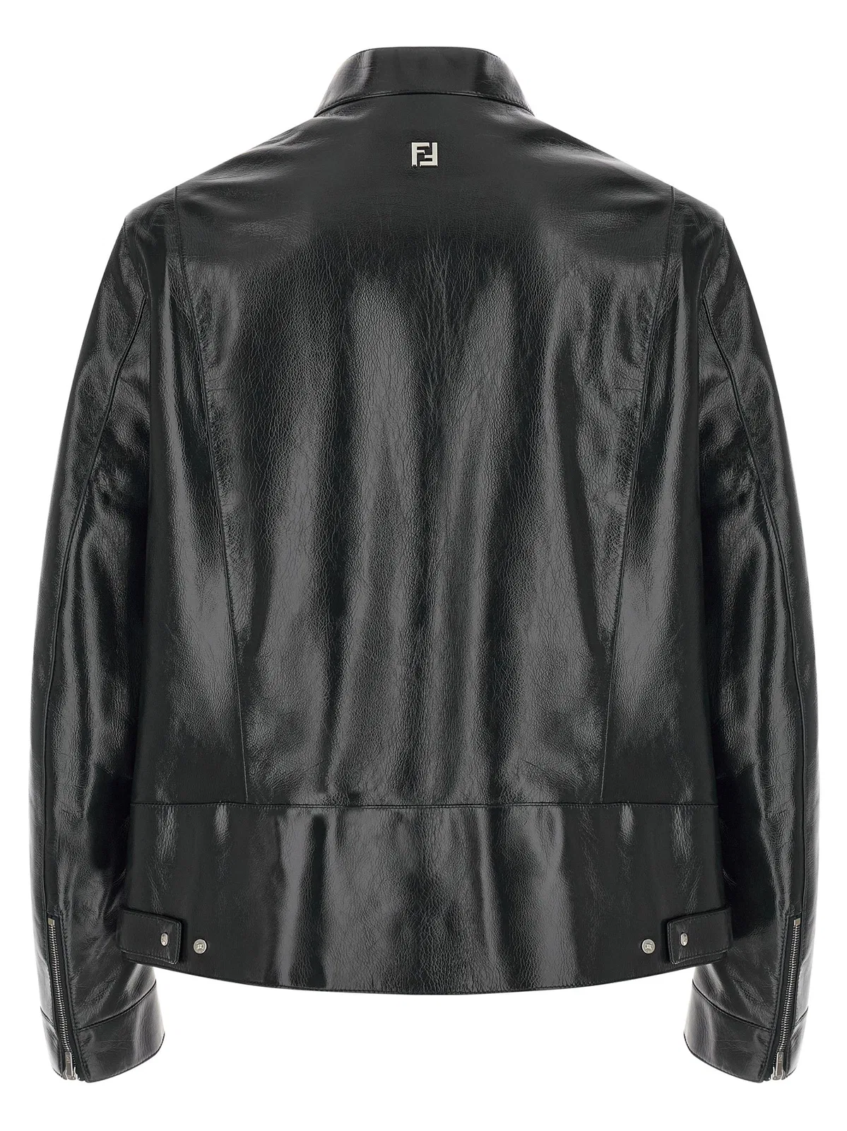 Fendi Lacquered Leather Blouson