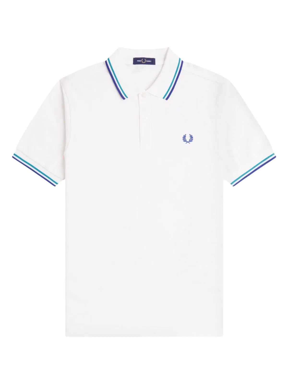 Fred Perry White Cotton Polo Shirt