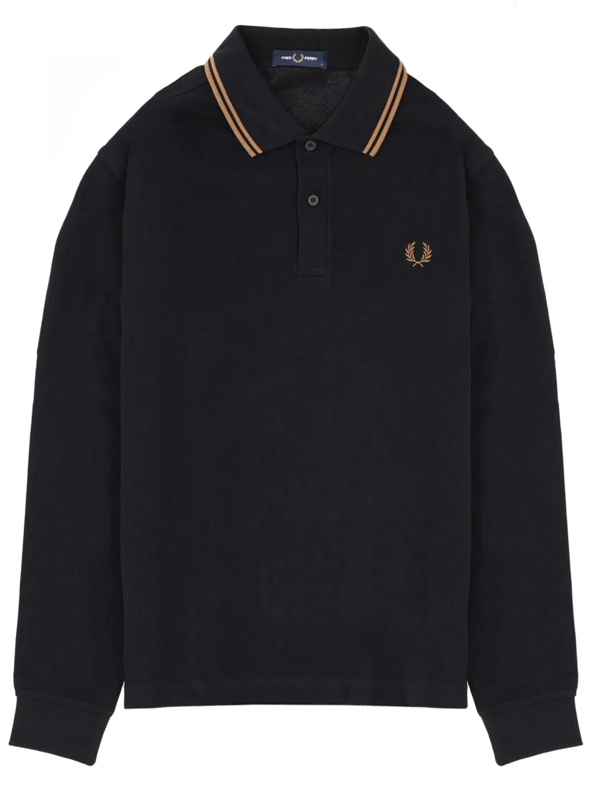 Fred Perry Black Cotton Polo Shirt