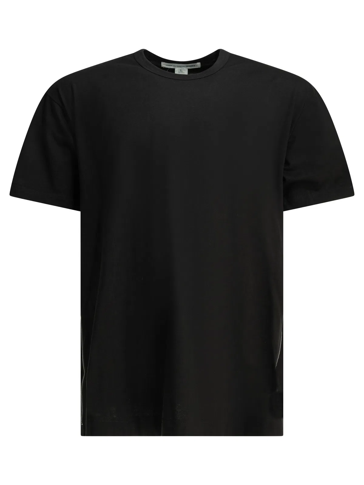 Comme Des Garçons Shirt Crew-Neck T-Shirt With Zipper Deta