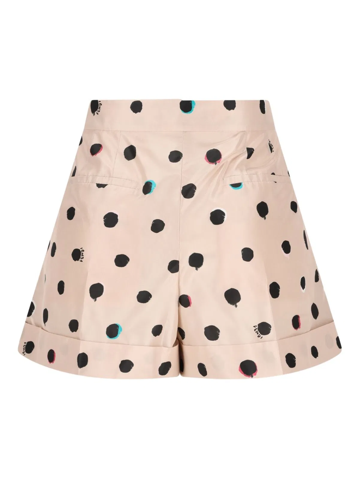 Fendi Printed Taffeta Shorts