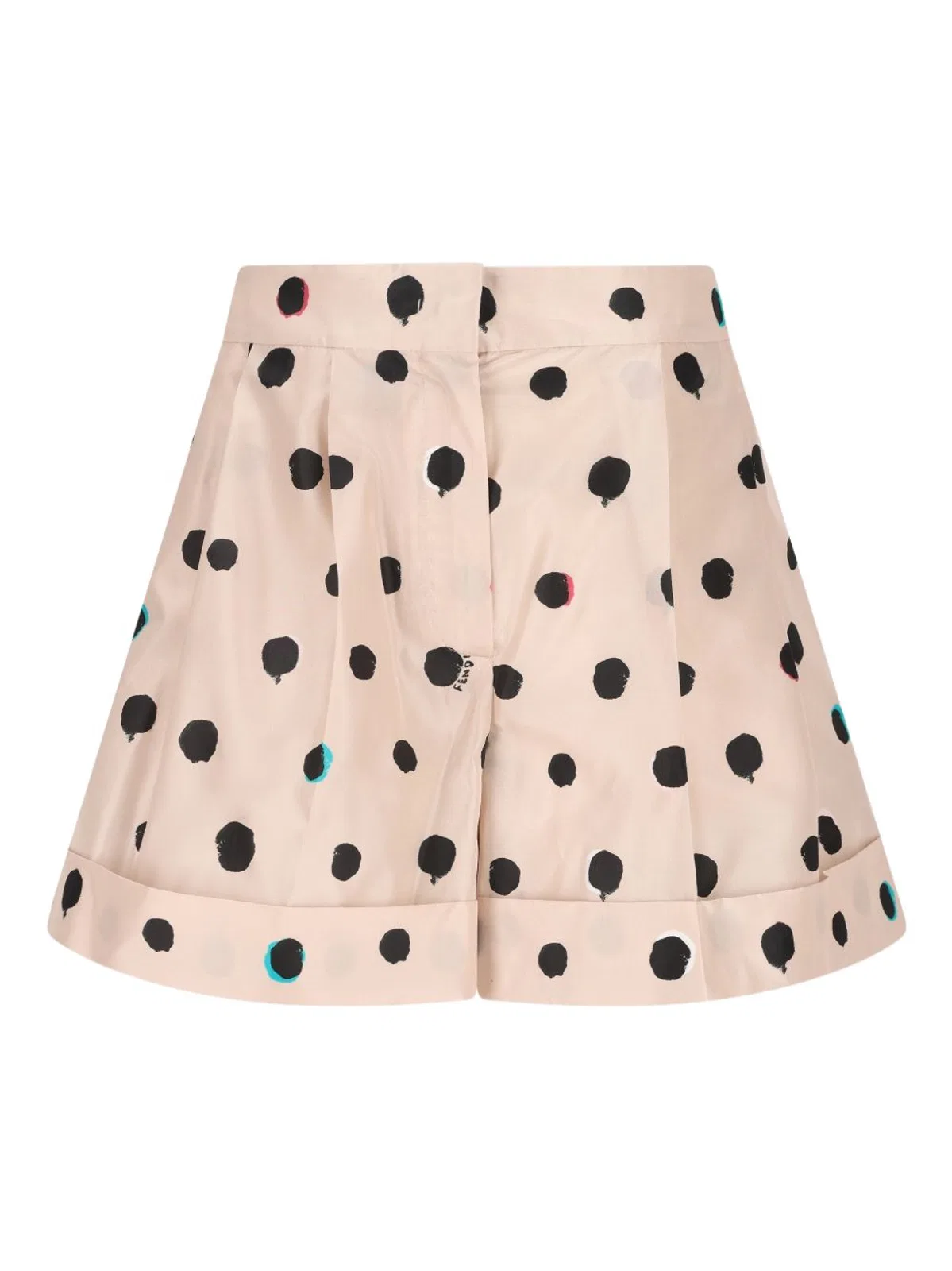 Fendi Printed Taffeta Shorts