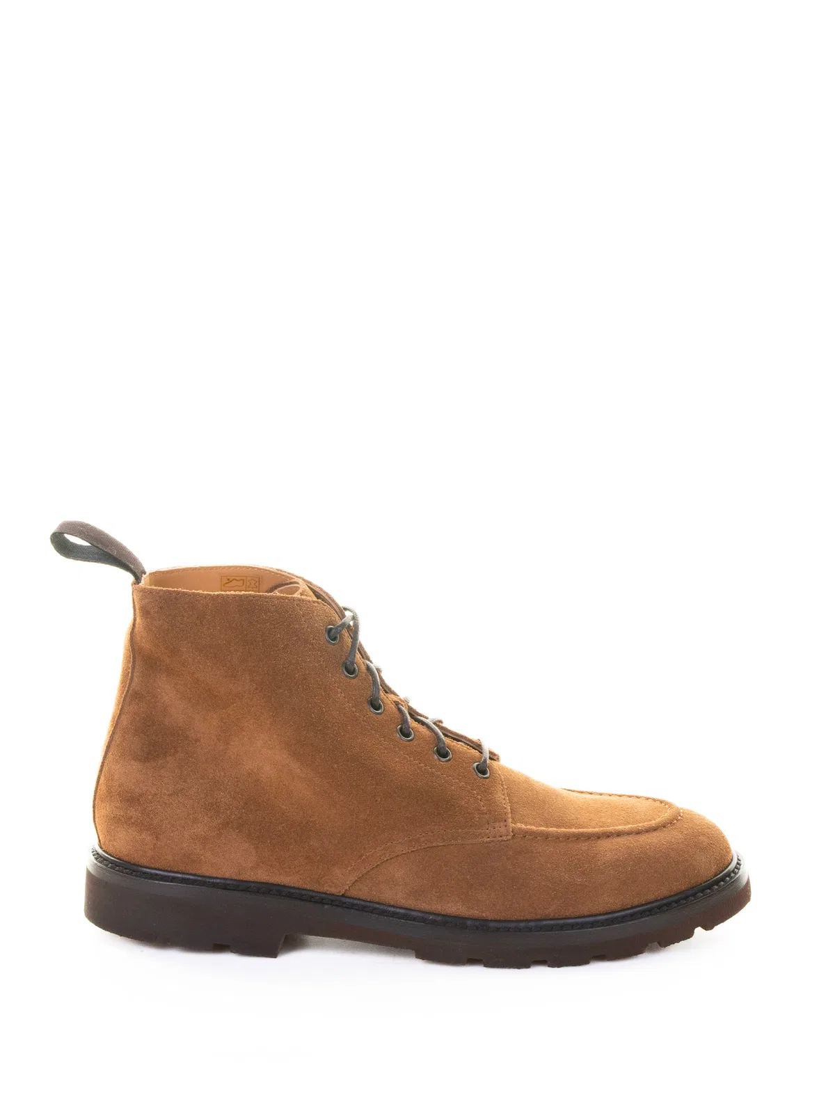 Henderson Leather Ankle Boot With Suede Laces