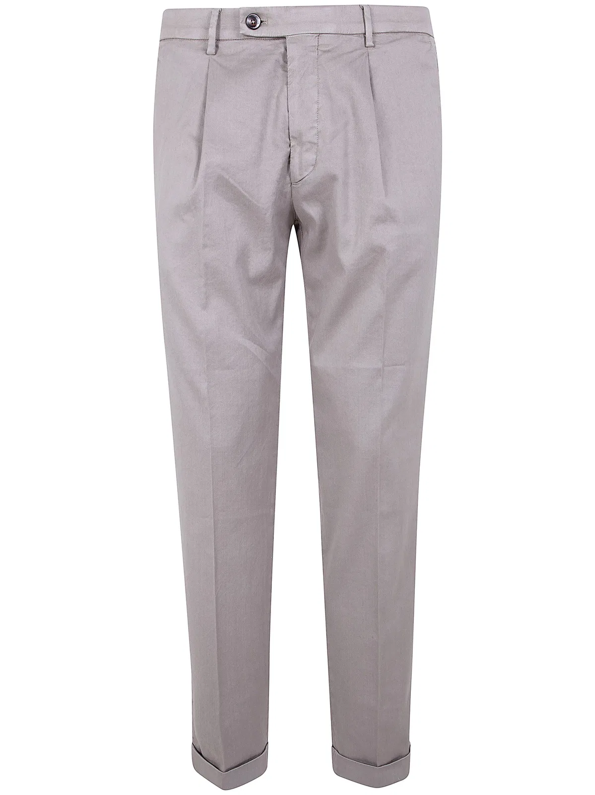 Michael Coal Linen Classic Trousers