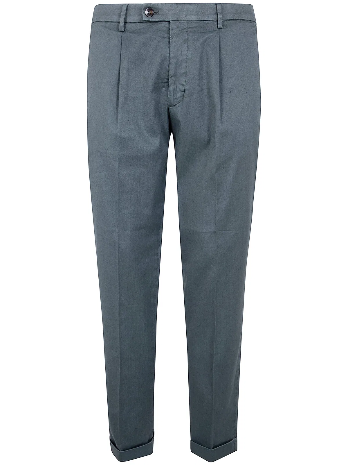 Michael Coal Linen Classic Trousers