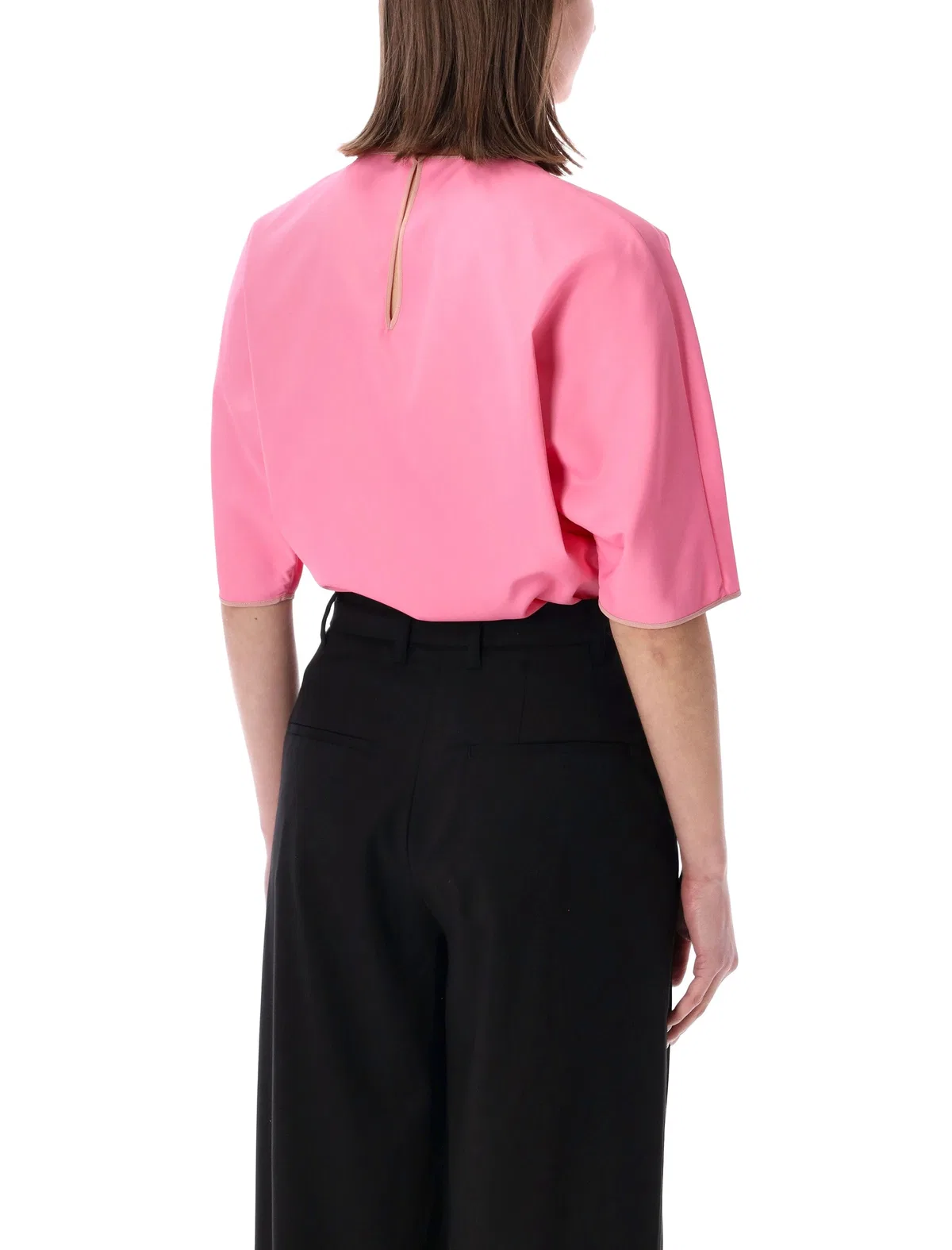 Fendi Pink Viscose Blend Bodysuit
