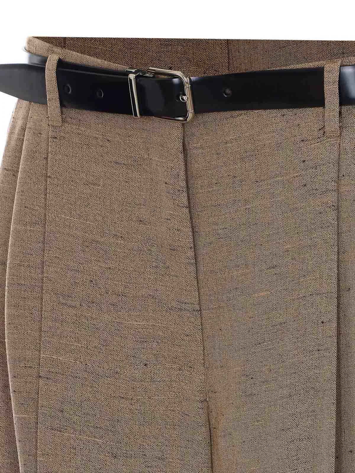 Dolce Gabbana Dolce & Gabbana Tweed Effect Pants