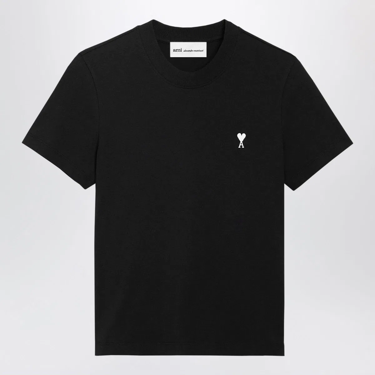 Ami paris Black Ami De Coeur T-Shirt