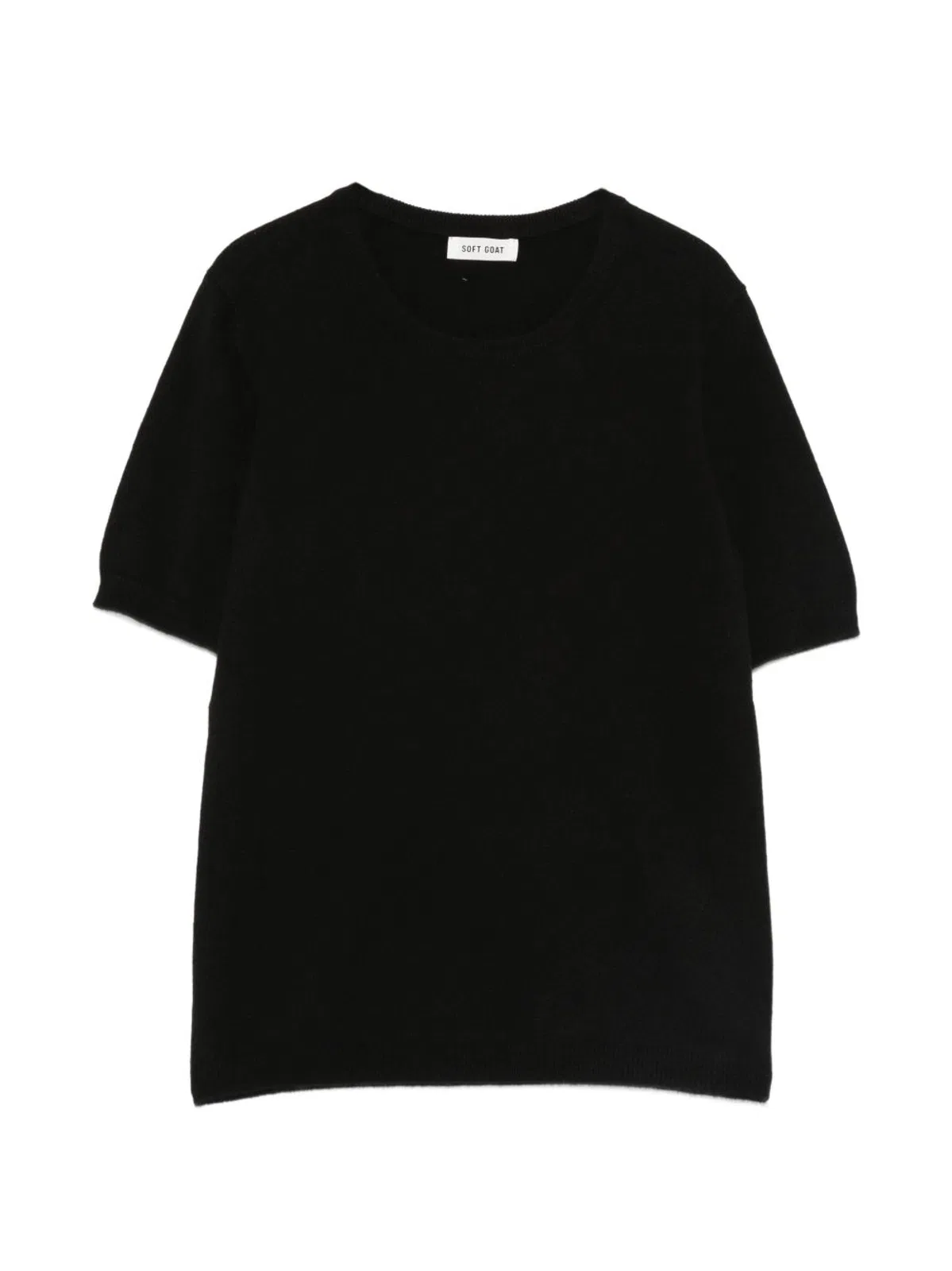Soft Goat Round Neck Short Sleeves