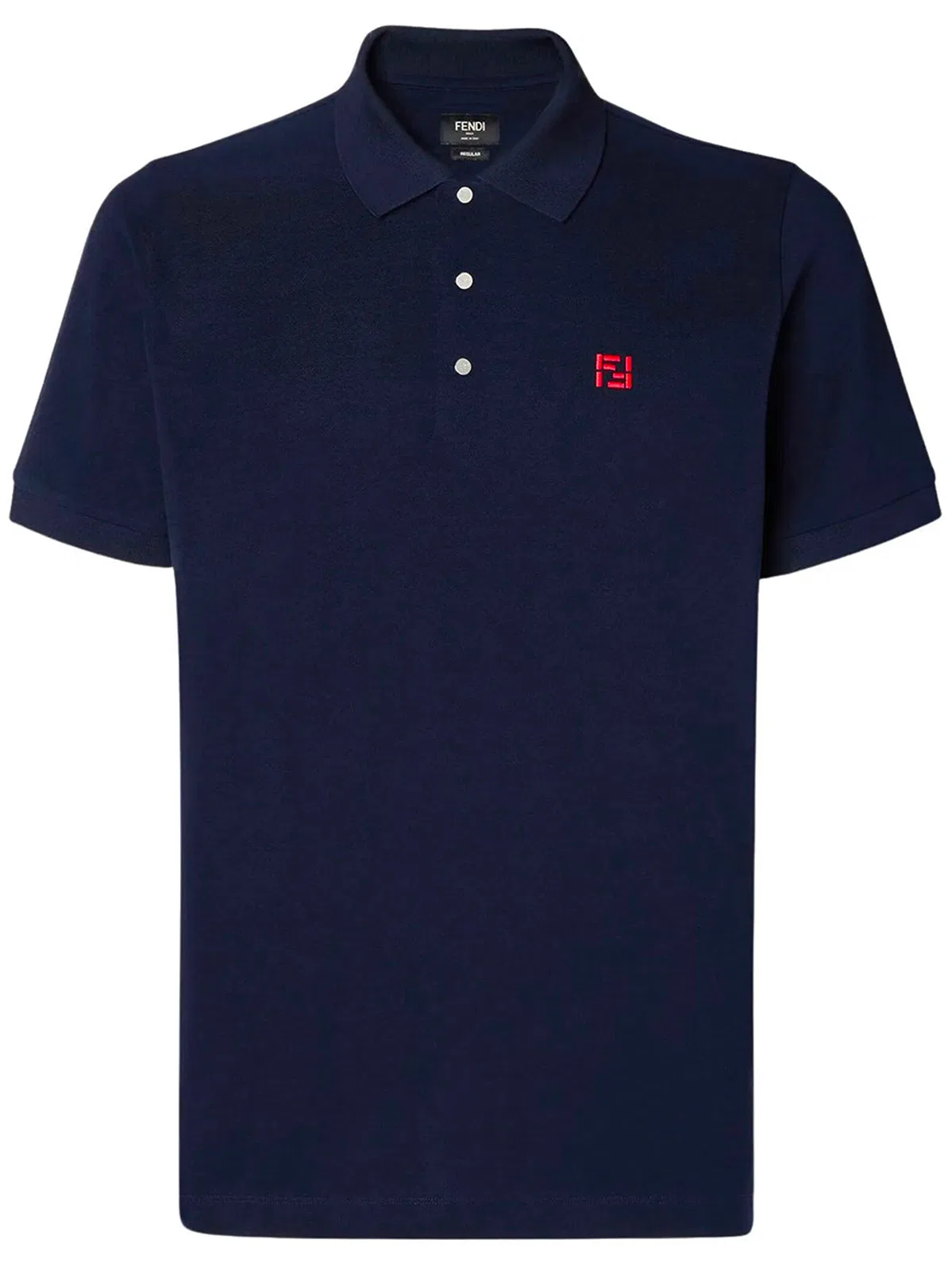 Fendi Polo Reg Ff Stitching
