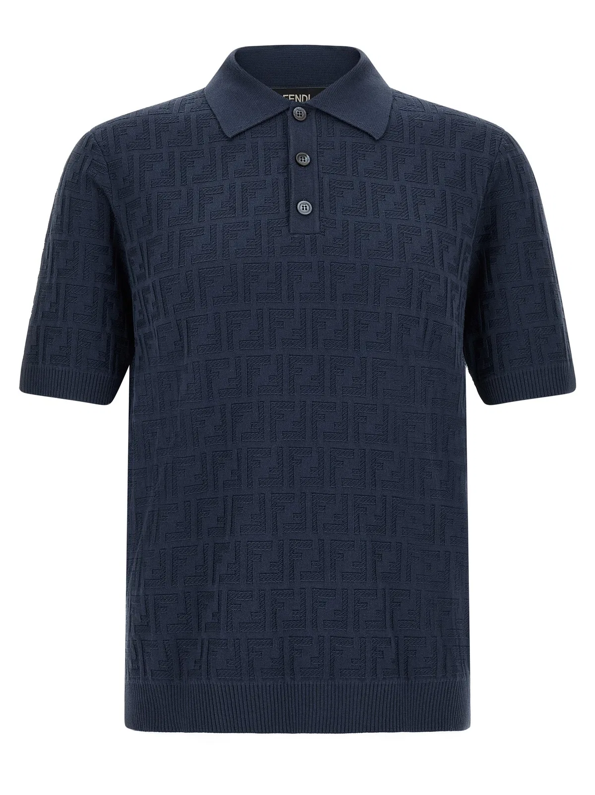 Fendi Ff Cotton Polo Shirt