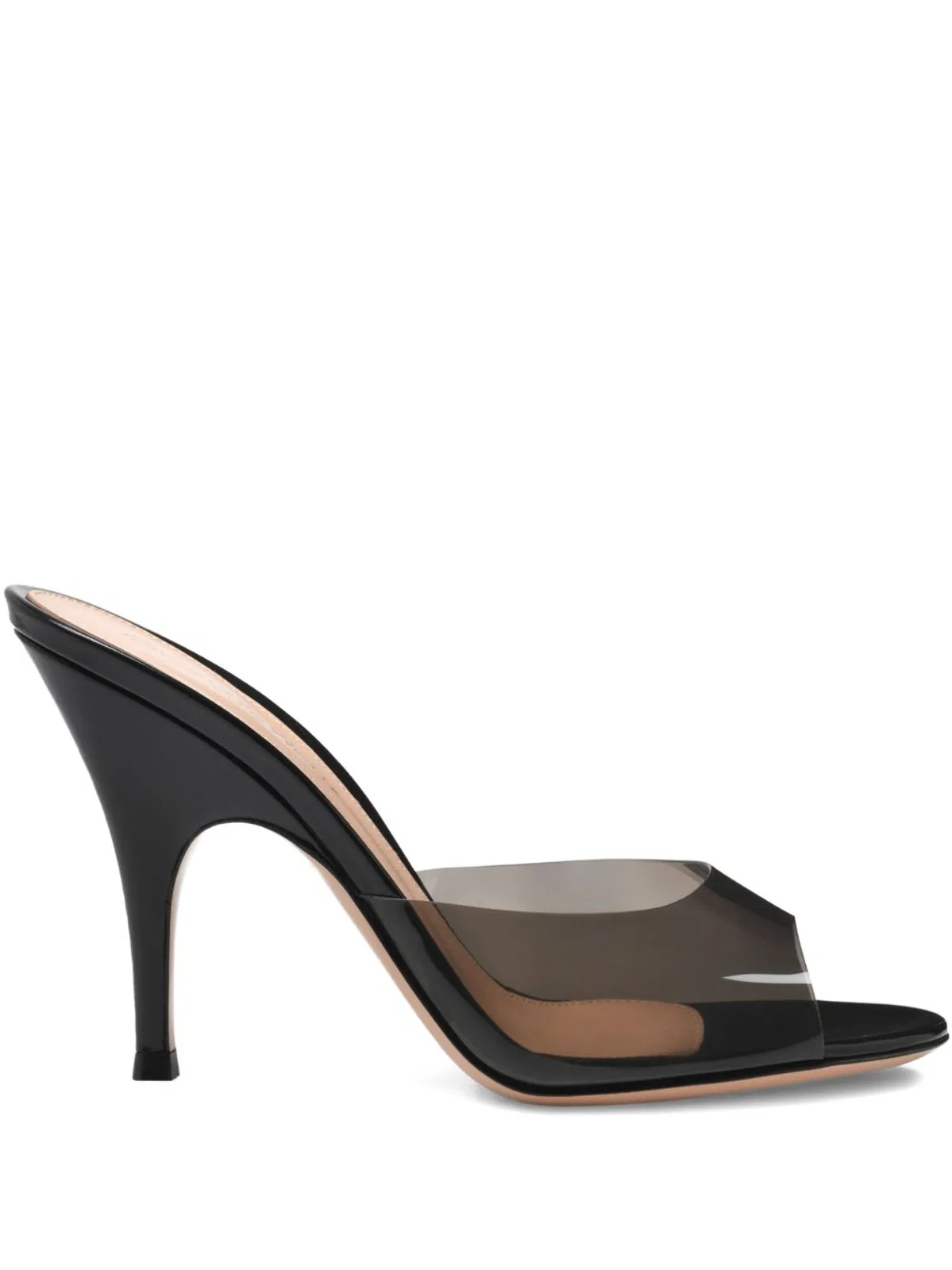 Gianvito Rossi Black Tpu Sandals