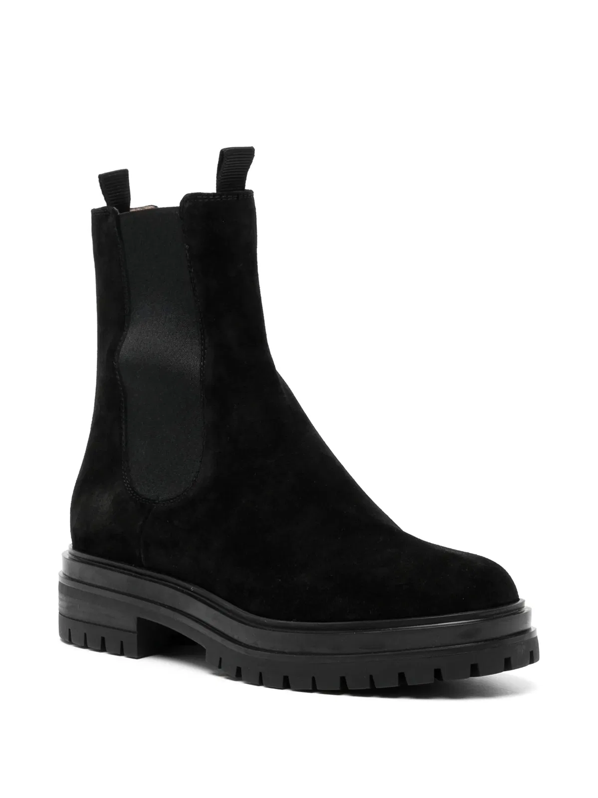 Gianvito Rossi Black Suede Leather Boots
