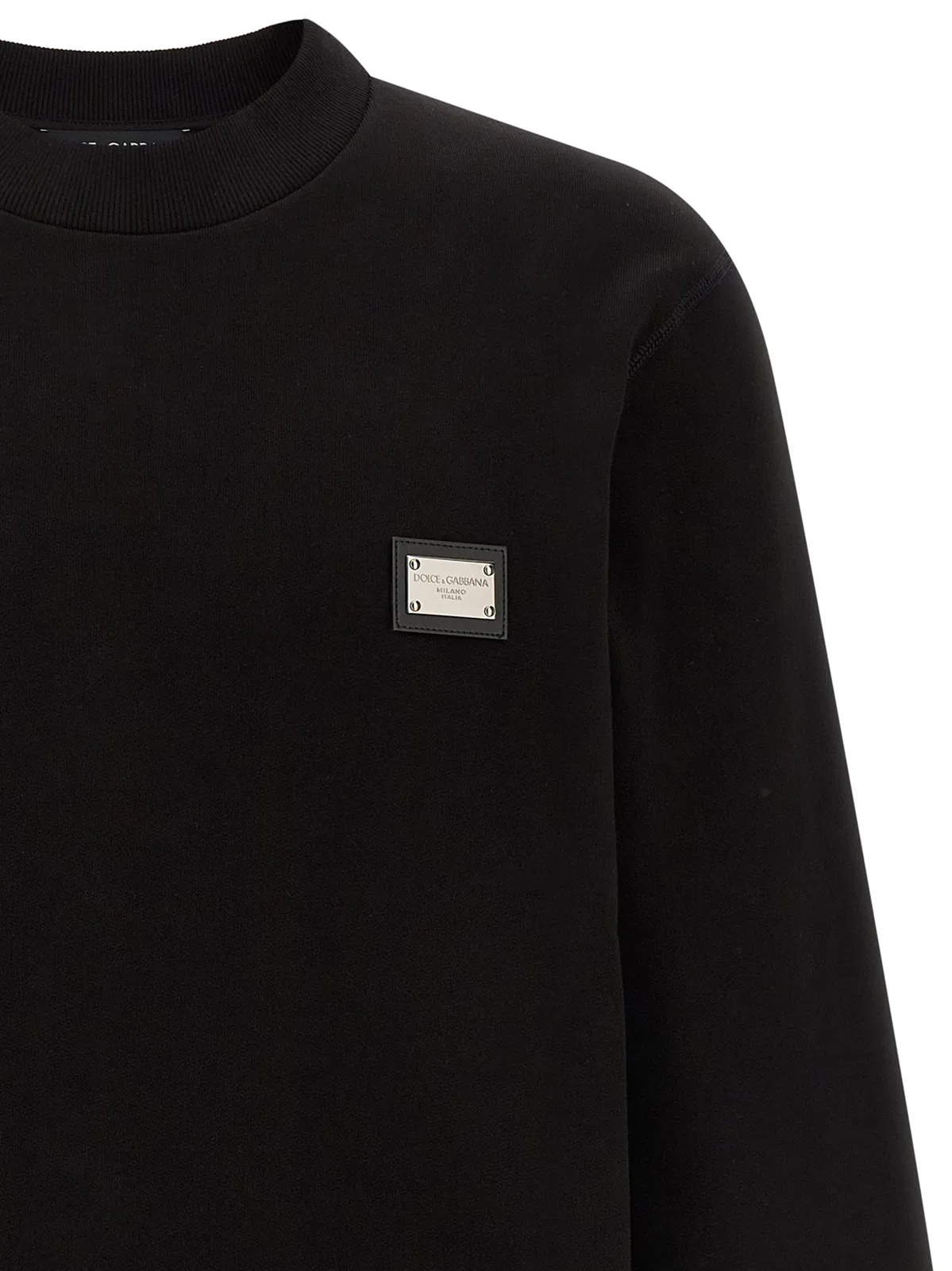Dolce Gabbana Dolce & Gabbana Logo Plate Sweatshirt