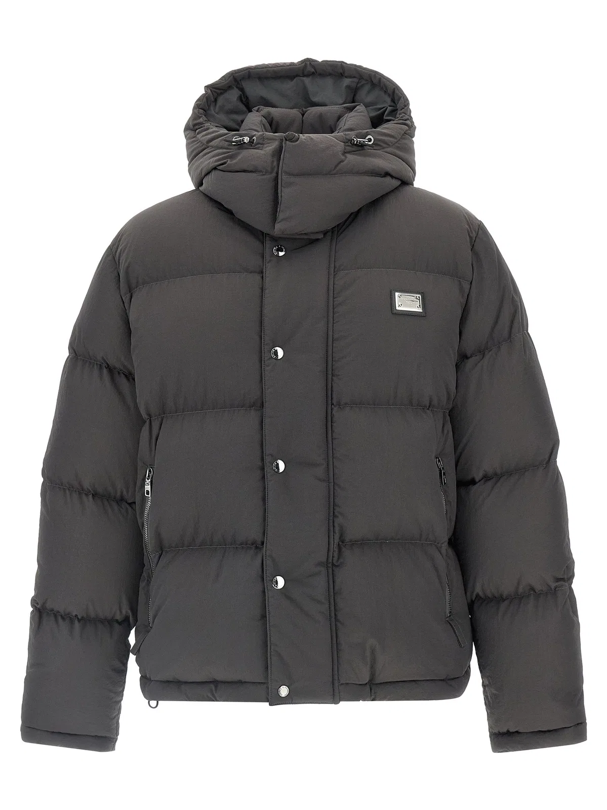 Dolce Gabbana Dolce & Gabbana Logo Patch Down Jacket