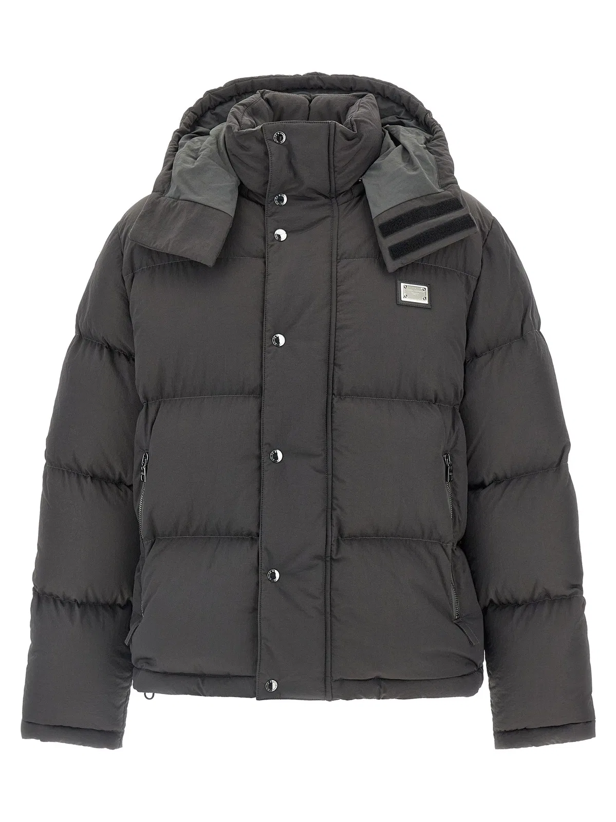 Dolce Gabbana Dolce & Gabbana Logo Patch Down Jacket