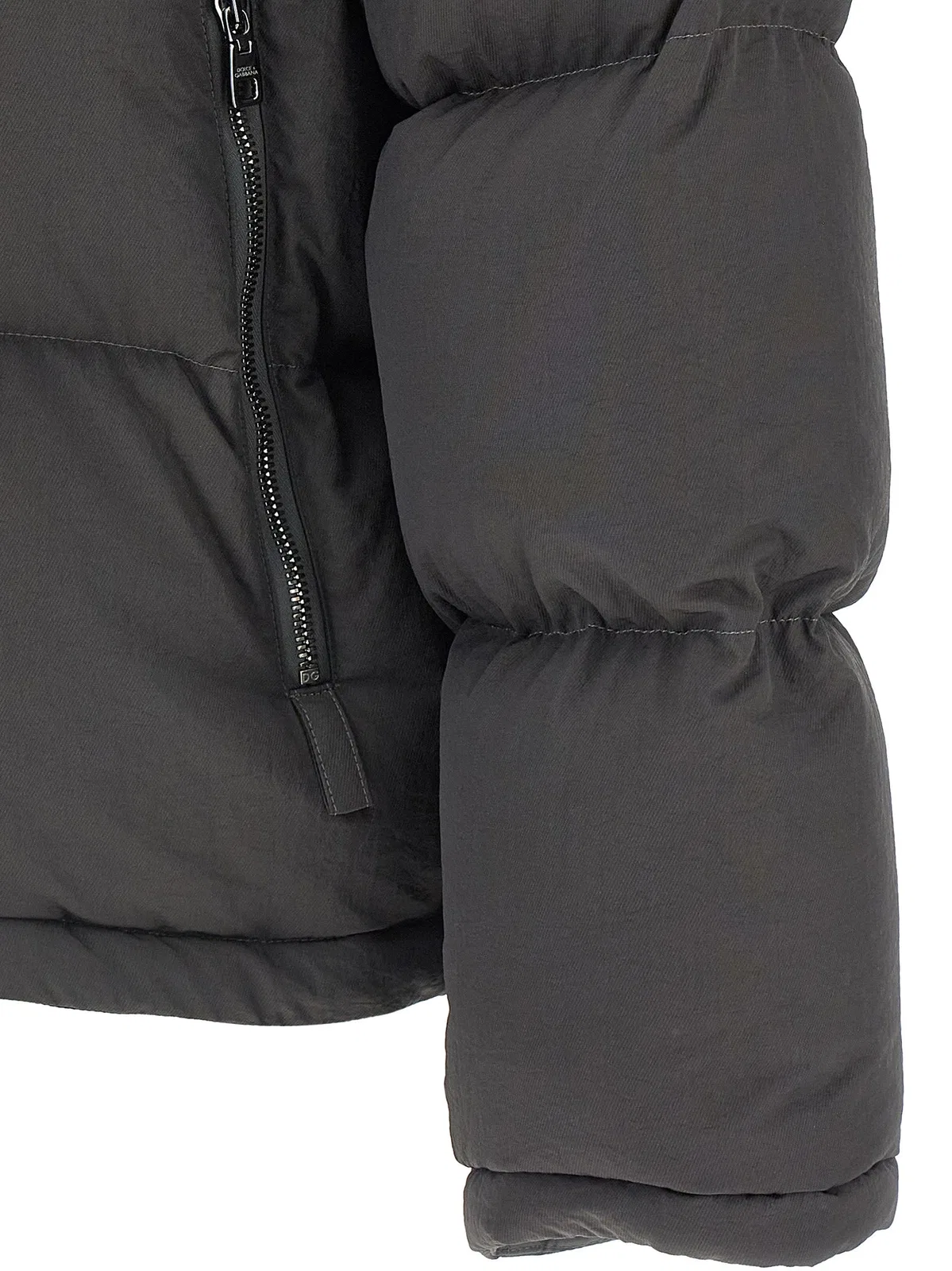 Dolce Gabbana Dolce & Gabbana Logo Patch Down Jacket