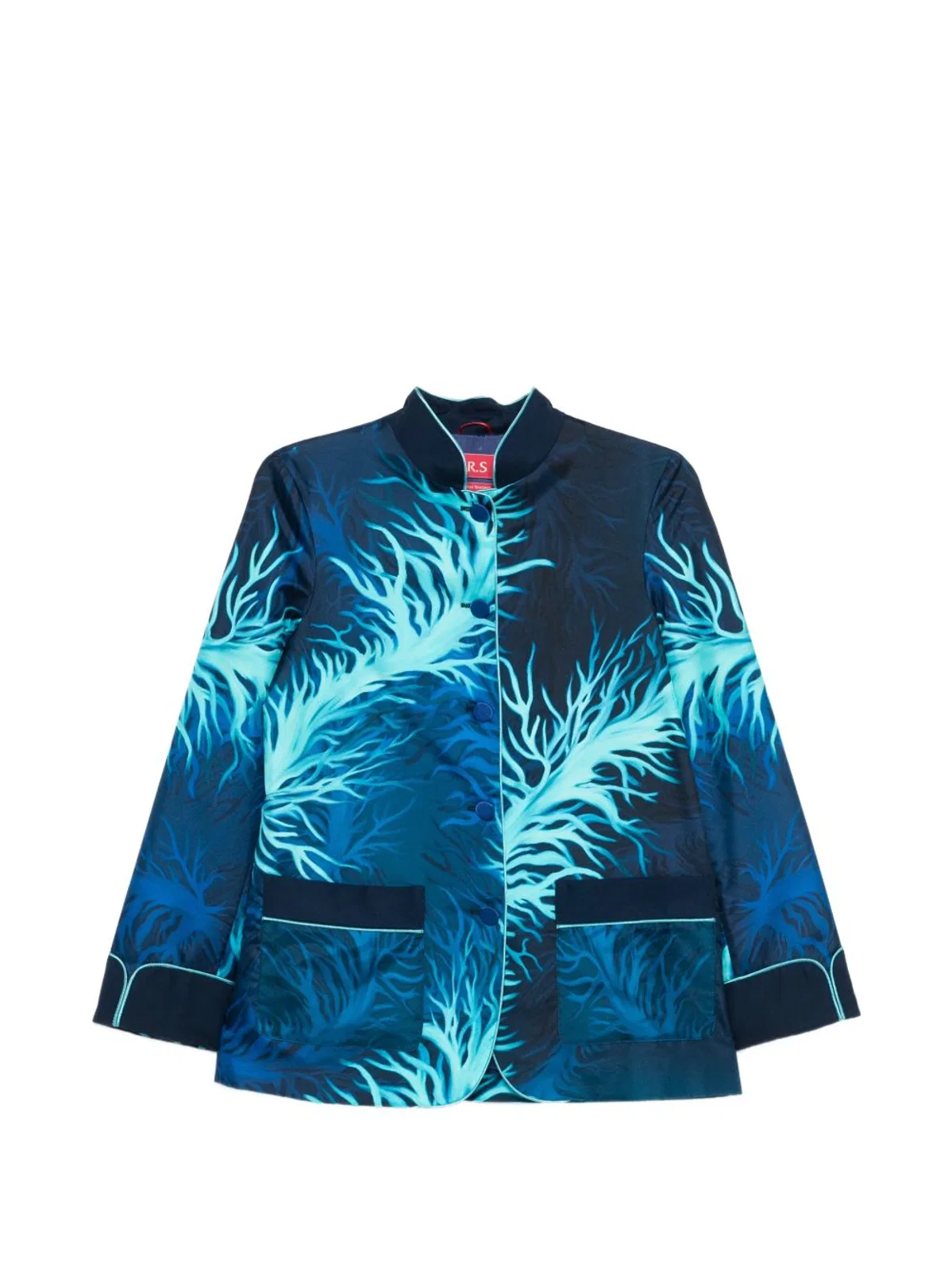 F.R.S For Restless Sleepers Printed Silk Jacket