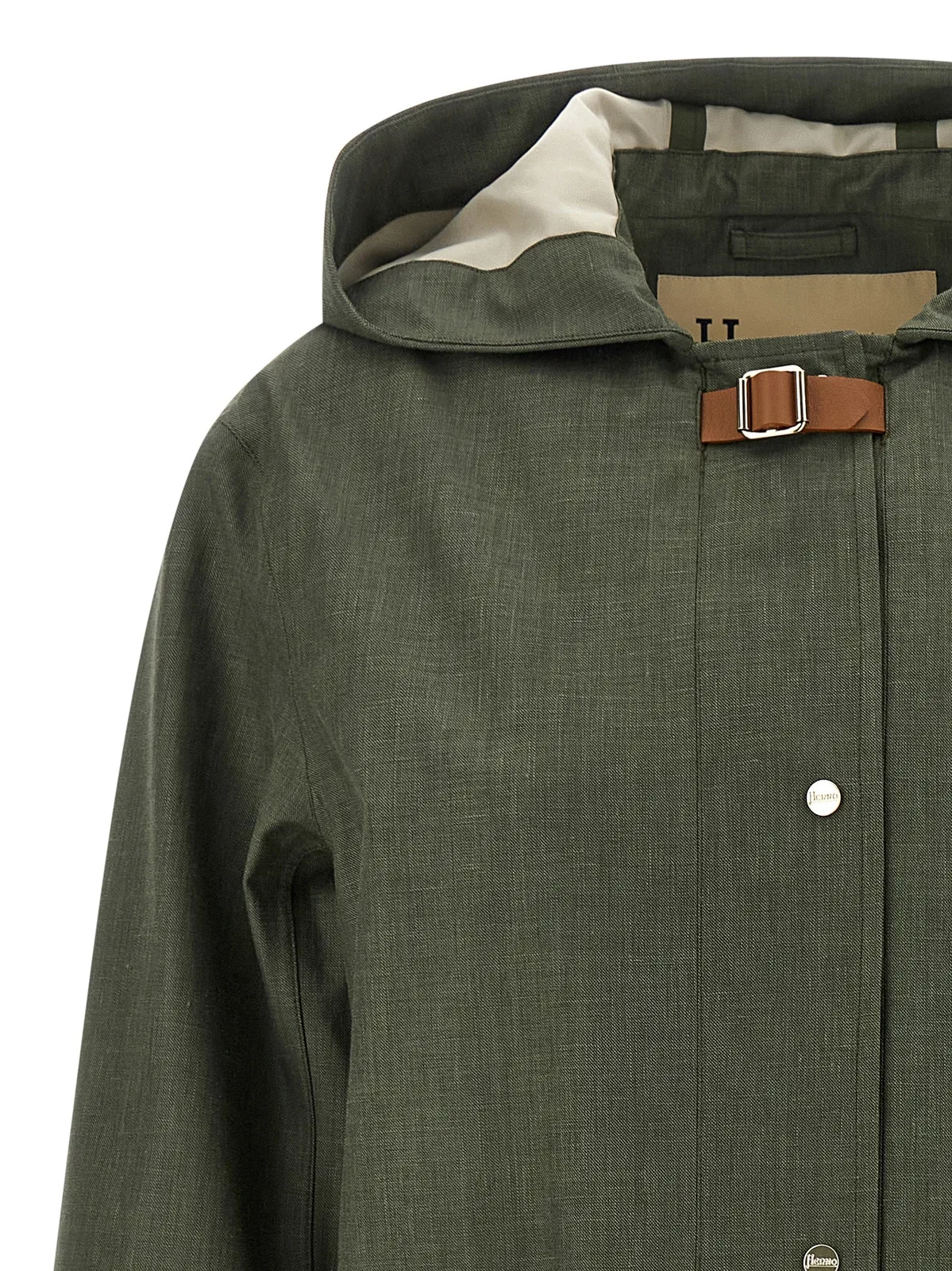 Herno Linen Raincoat