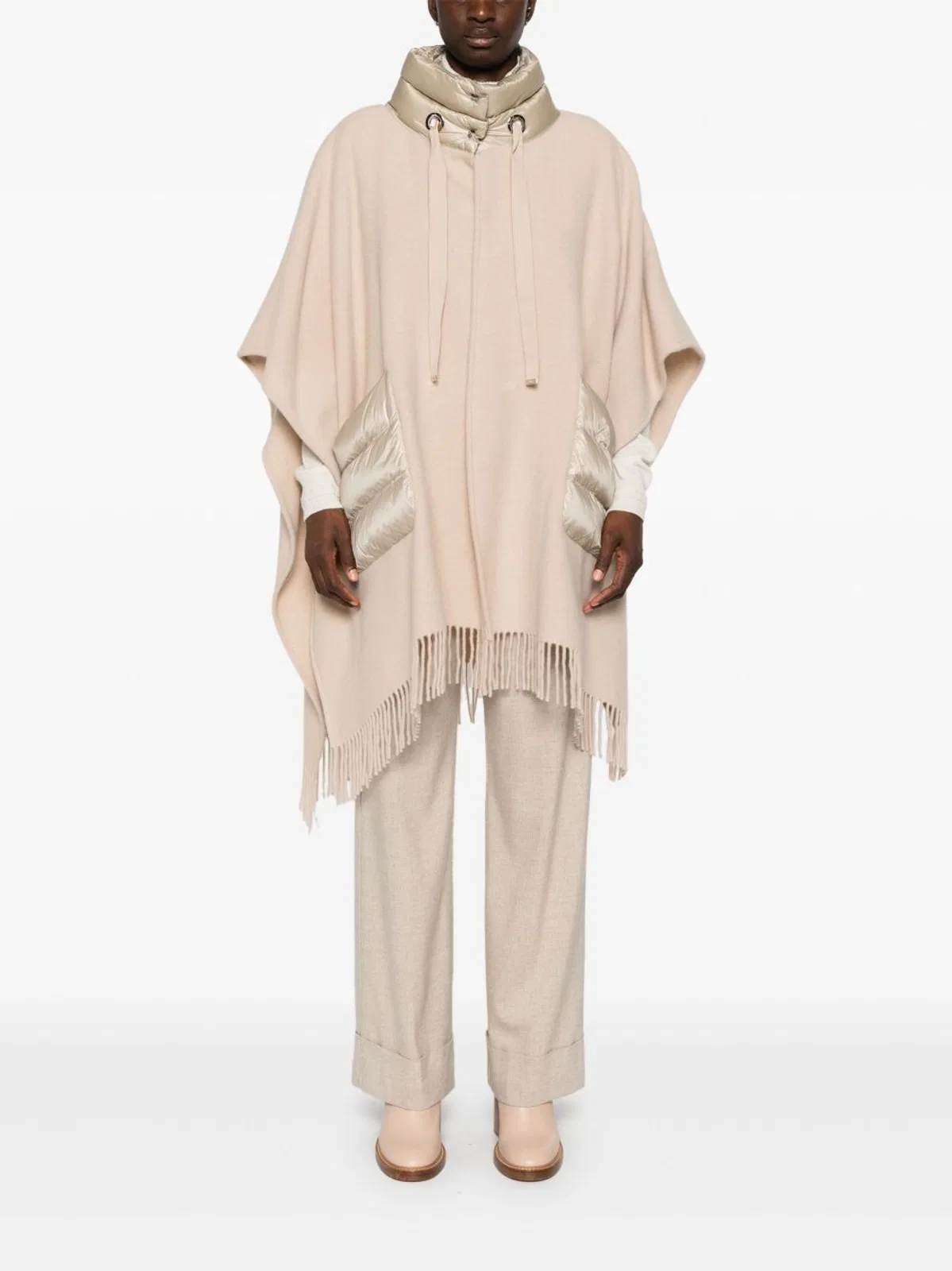 Herno Wool And Nylon Cape