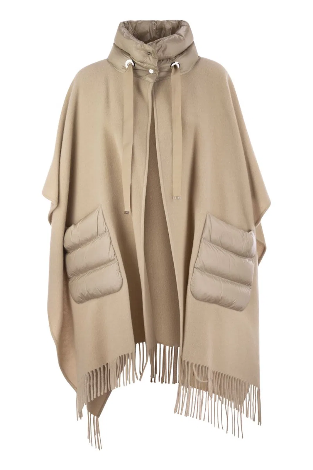 Herno Poncho Resort In Warmy E Nylon Ultraligh