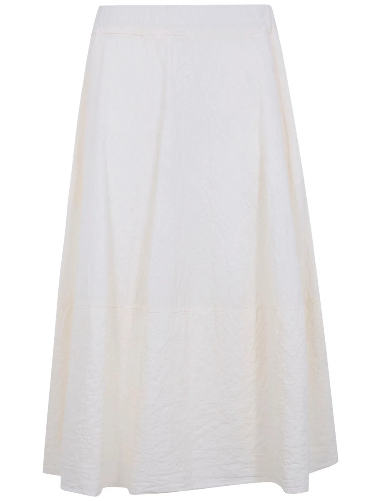 Labo.Art "Gea" Rock Cotton Round Midi Skirt