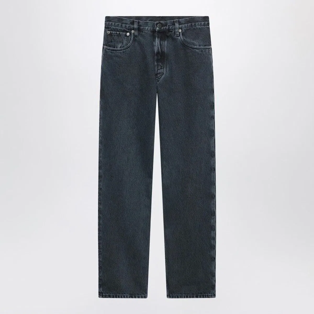 Prada Regular Jeans In Obsidian Colour