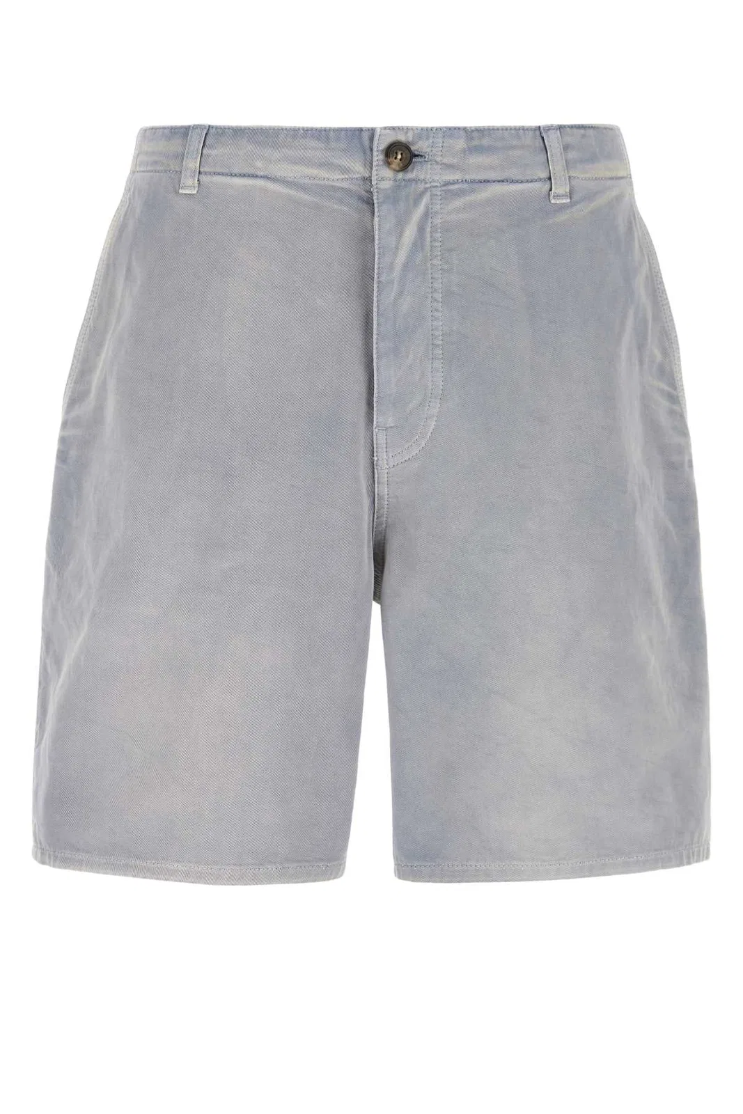 Prada Powder Blue Gabardine Bermuda Shorts