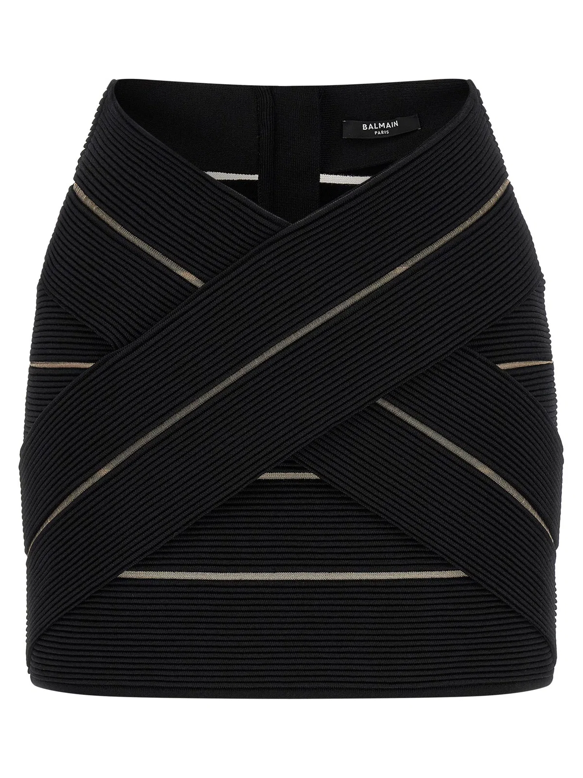 Balmain V-Shaped Waist Skirt