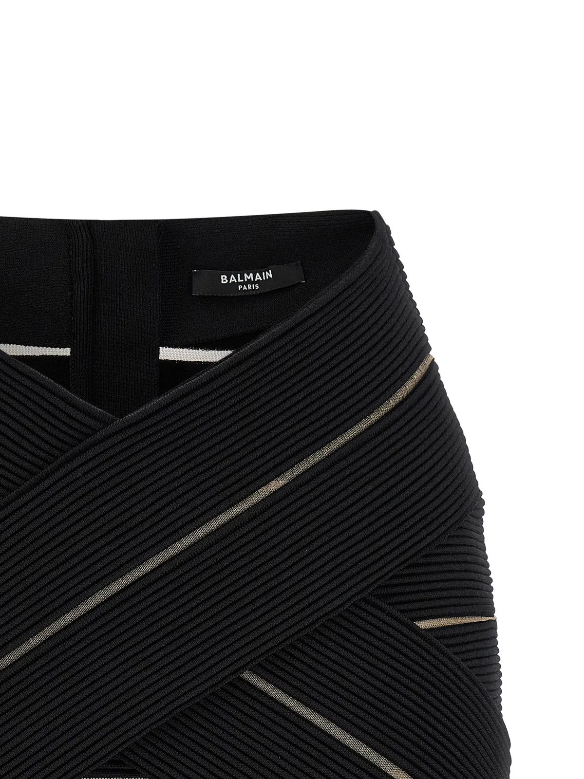 Balmain V-Shaped Waist Skirt