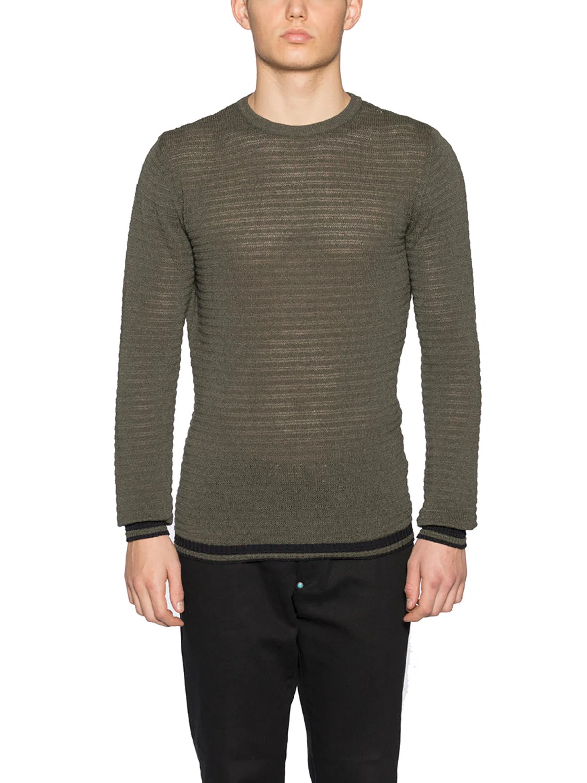 Daniele Alessandrini Cotton Crew Neck Sweater