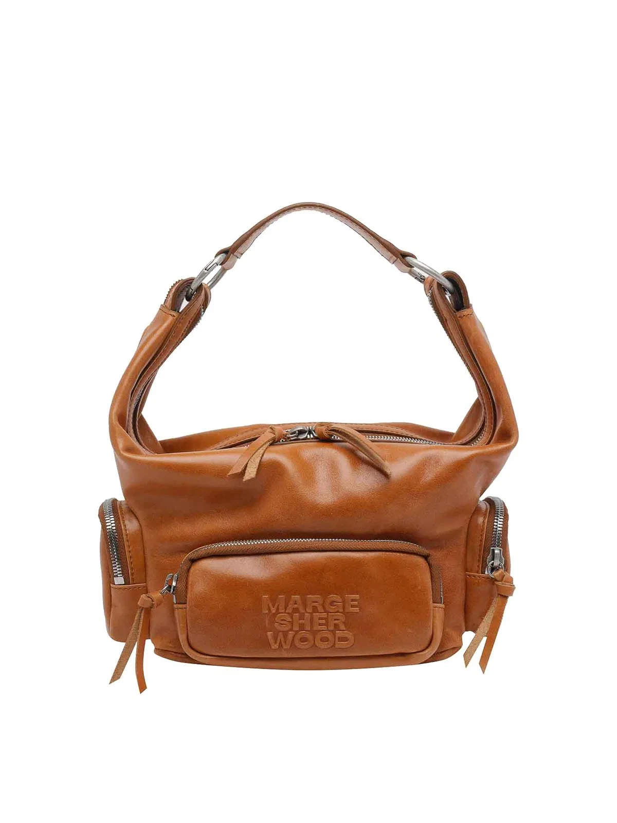 Margesherwood Brown Mini City Ew Hobo Bag