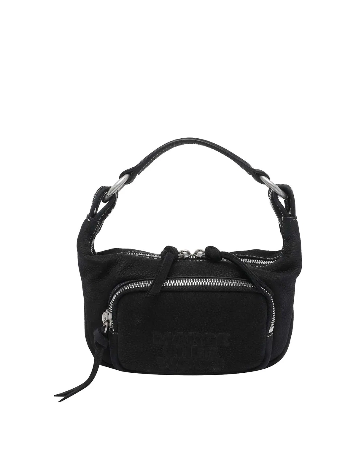 Margesherwood Black Micro City Hobo Bag