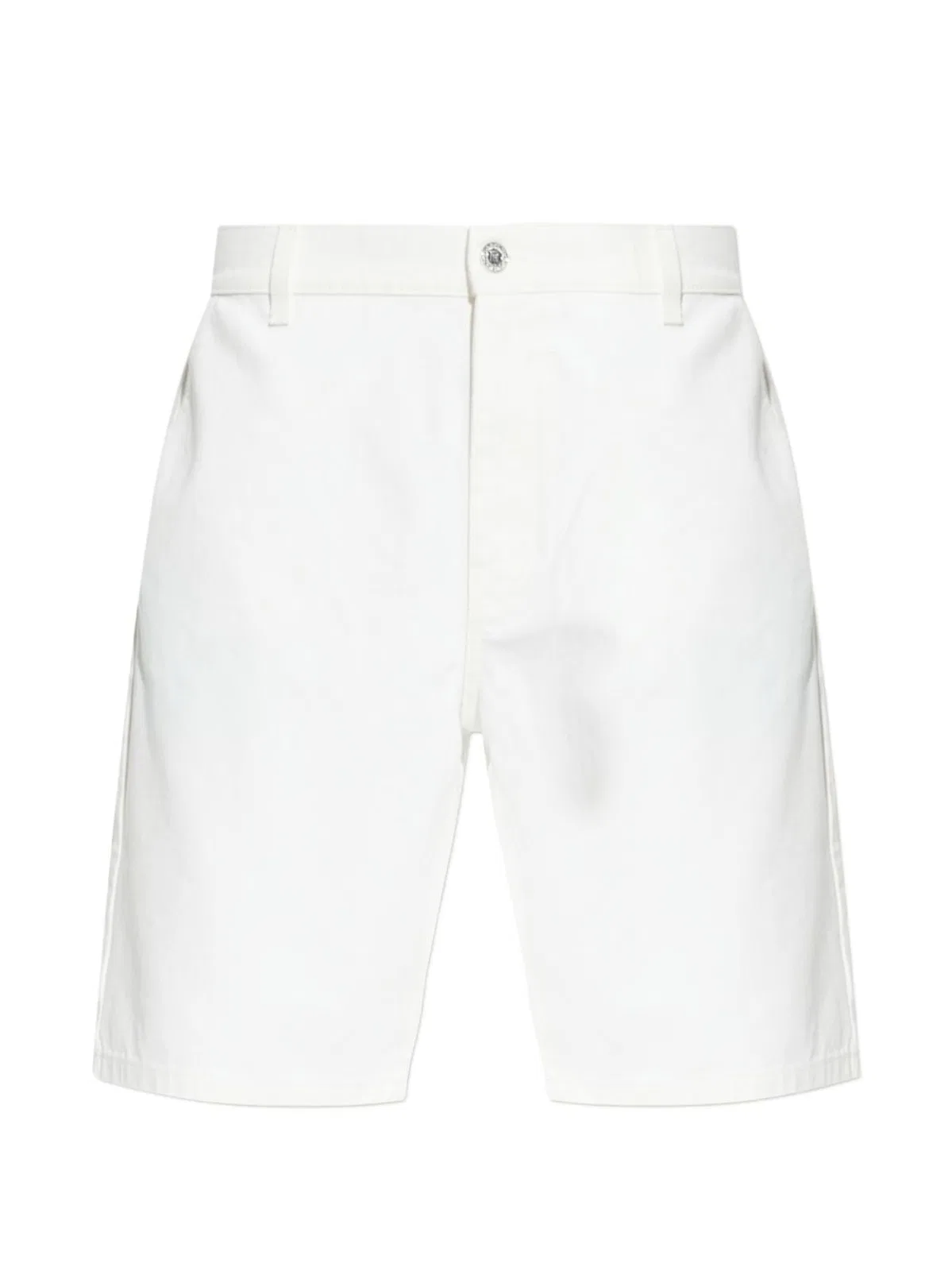 Balmain Logo-Patch Denim Shorts