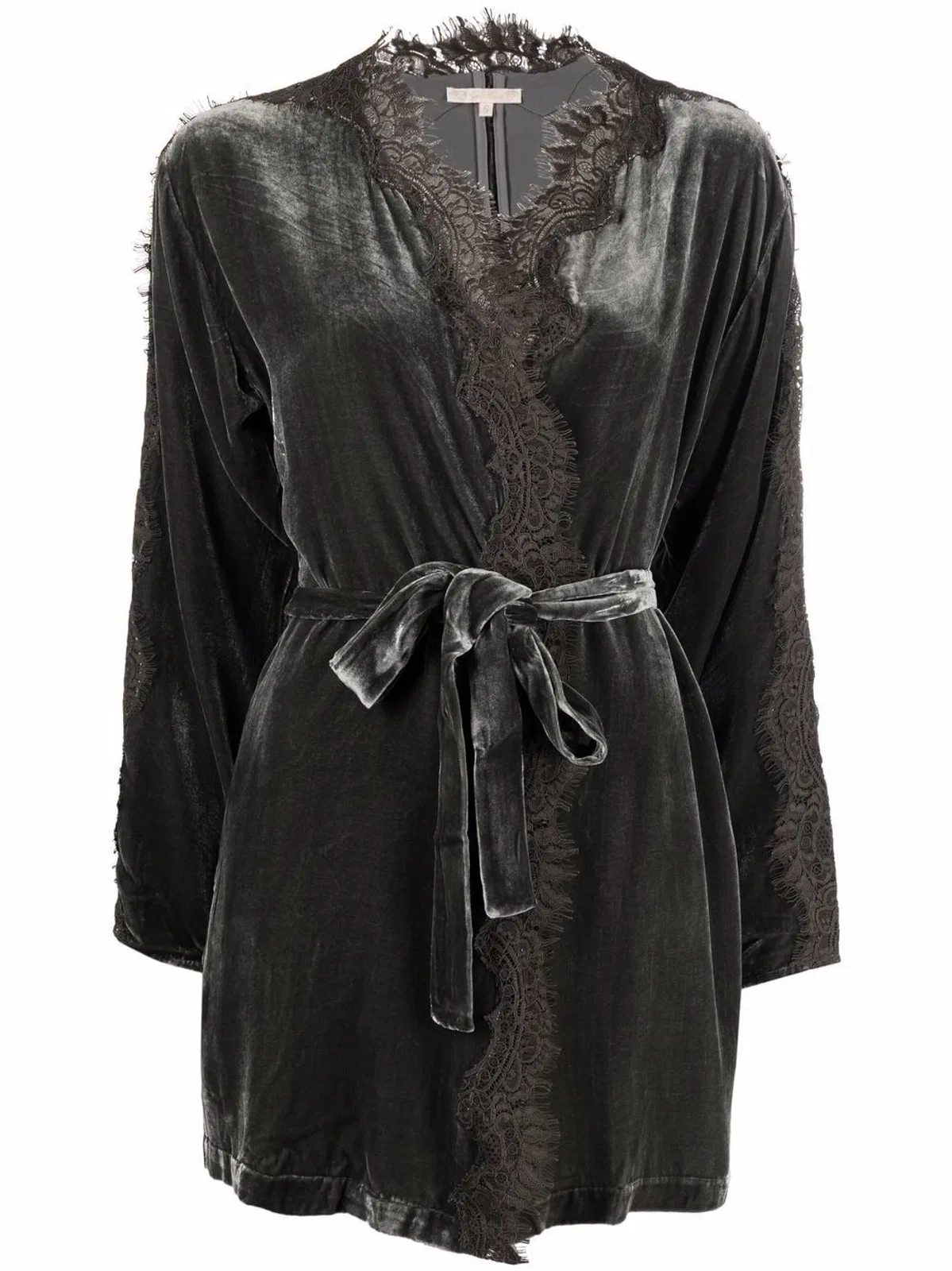 Gold Hawk Velvet Long Duster