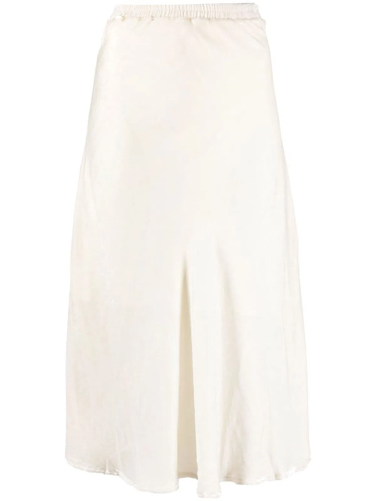 Gold Hawk Velvet Long Skirt