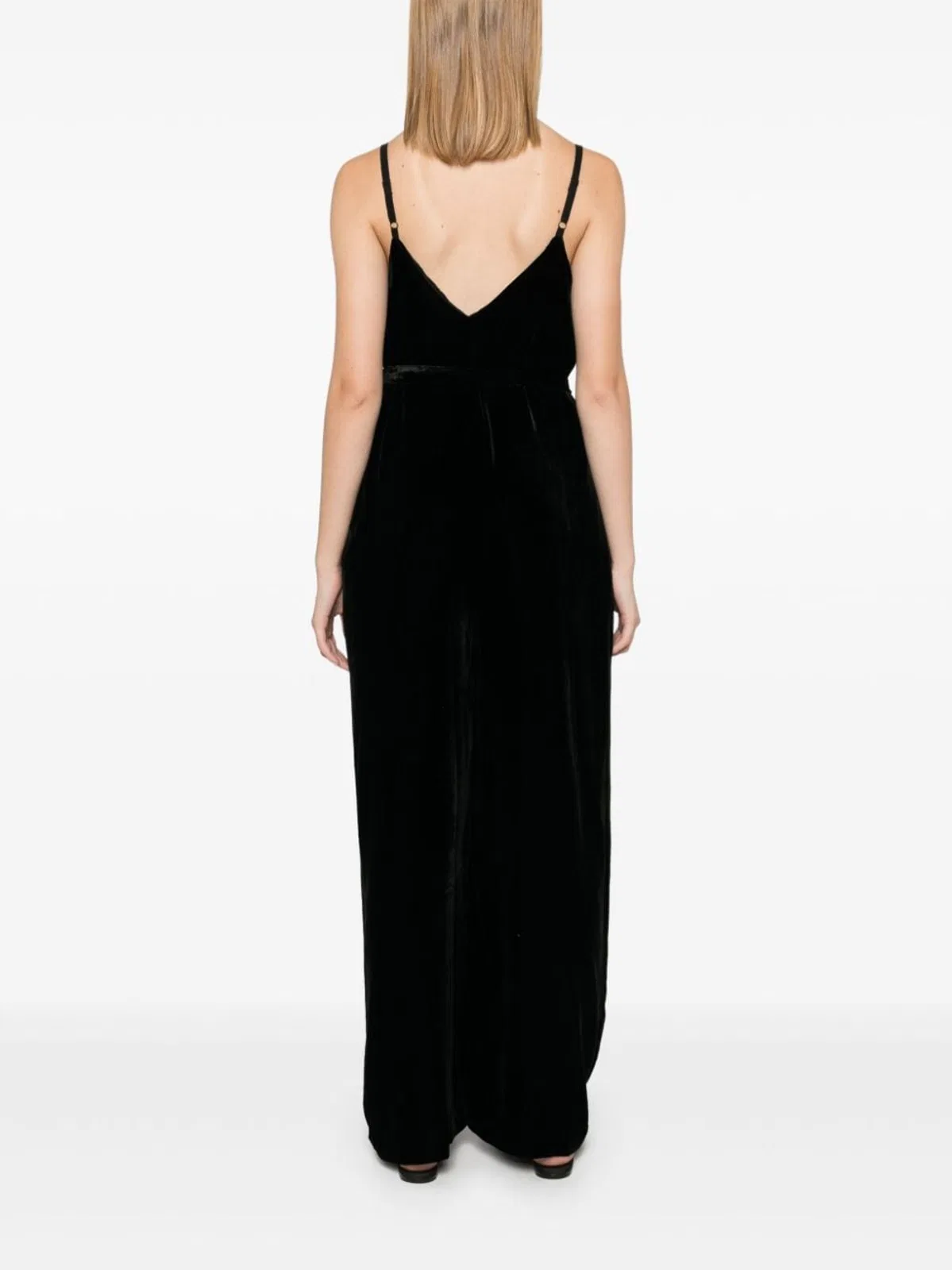 Gold Hawk Velvet Jumpsuit