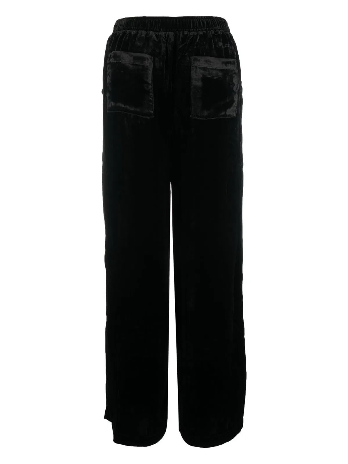 Gold Hawk Velvet Wide-Leg Trousers