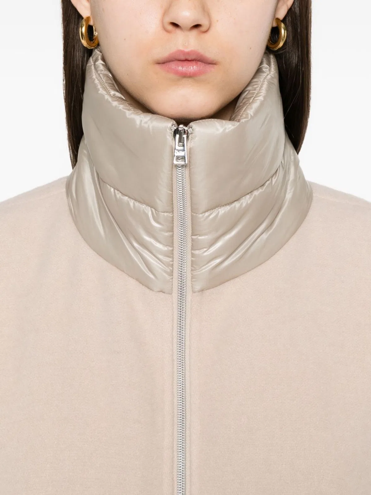 Herno Wool And Nylon Short Down Jacket