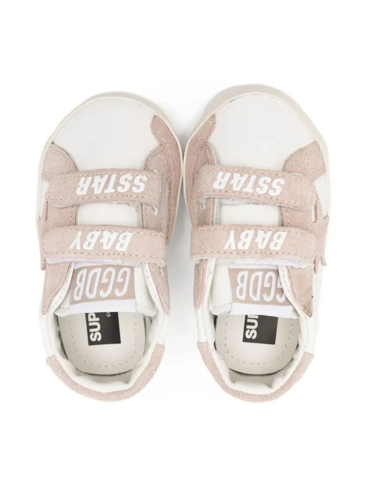 Golden Goose Kids "Baby School" Nappa Upper With Prin