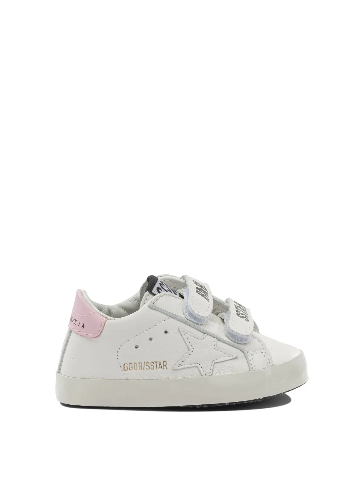 Golden Goose Kids White Ovine Leather Sneakers