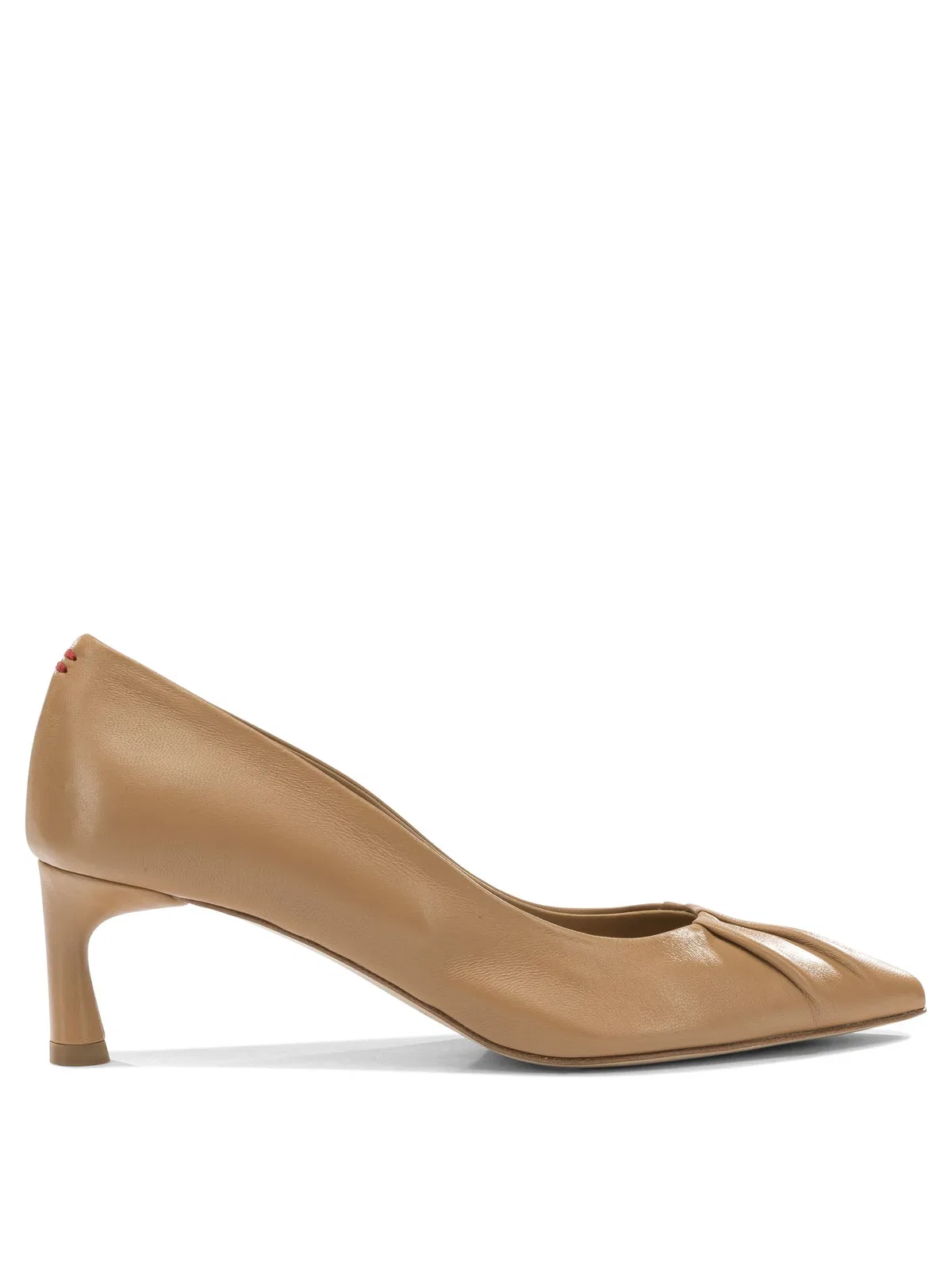 Halmanera Brown Leather Heeled Shoes