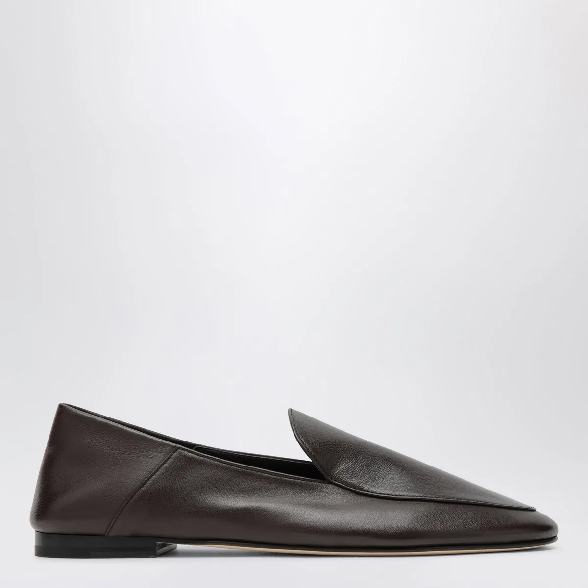 Dear Frances Espresso Nappa Leather Gio Slip-On Loafe
