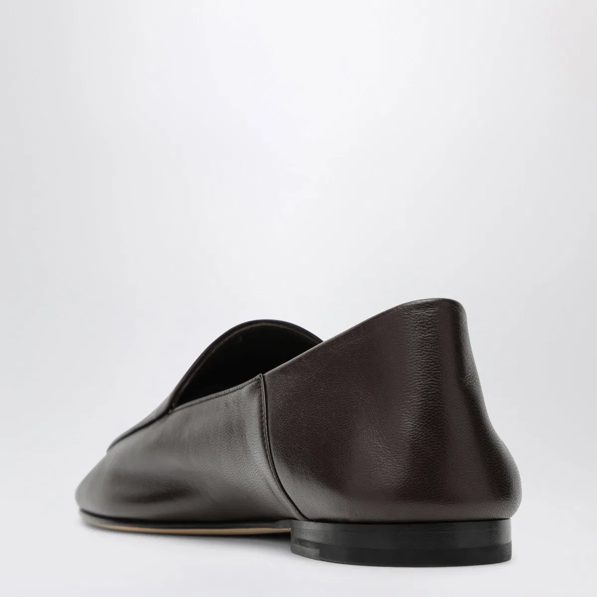 Dear Frances Espresso Nappa Leather Gio Slip-On Loafe