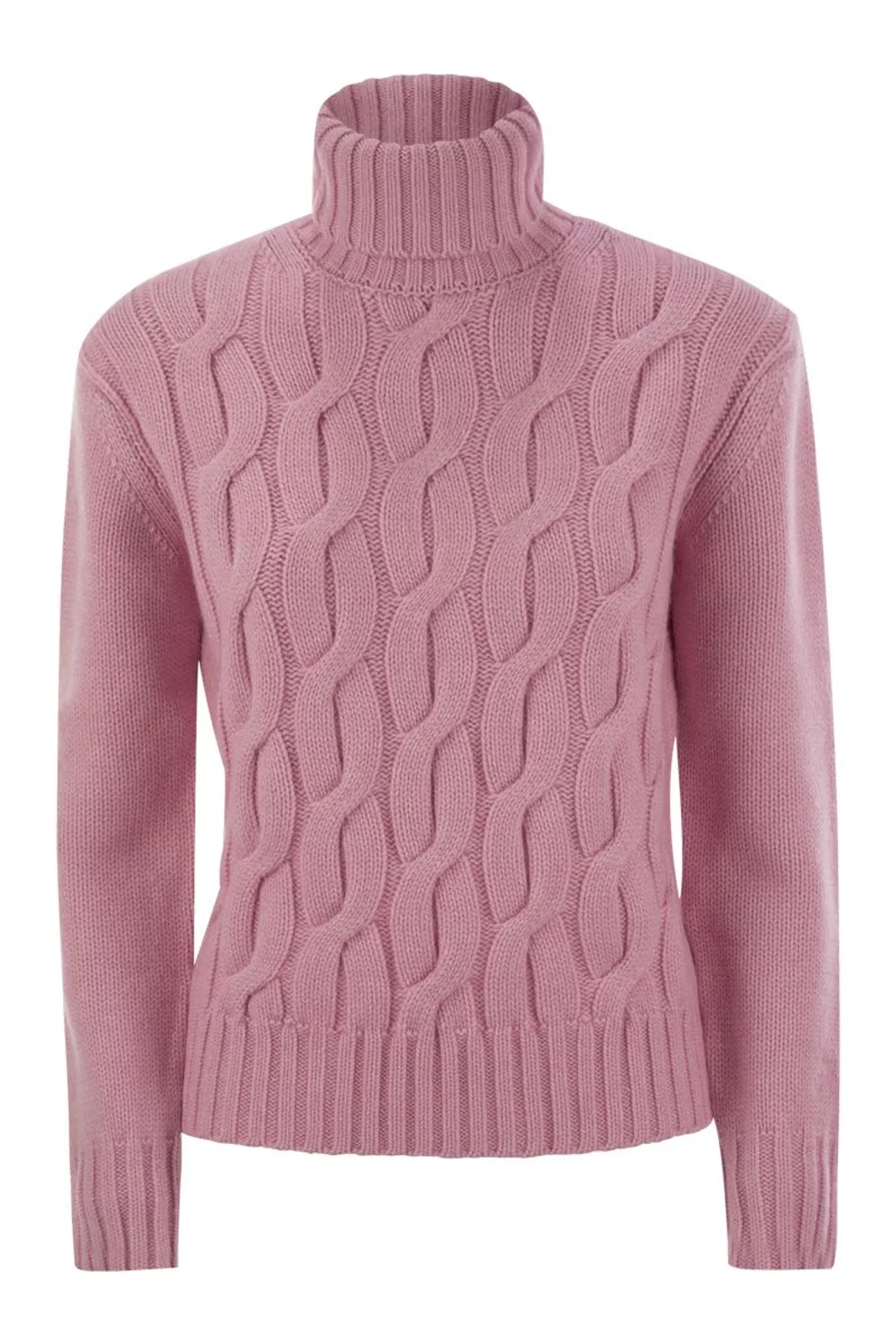 Mc2 Saint Barth Giverny - Cable-Knit Turtleneck Jumper